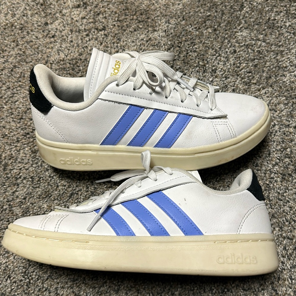 Adidas cloud foam bluish po stripes